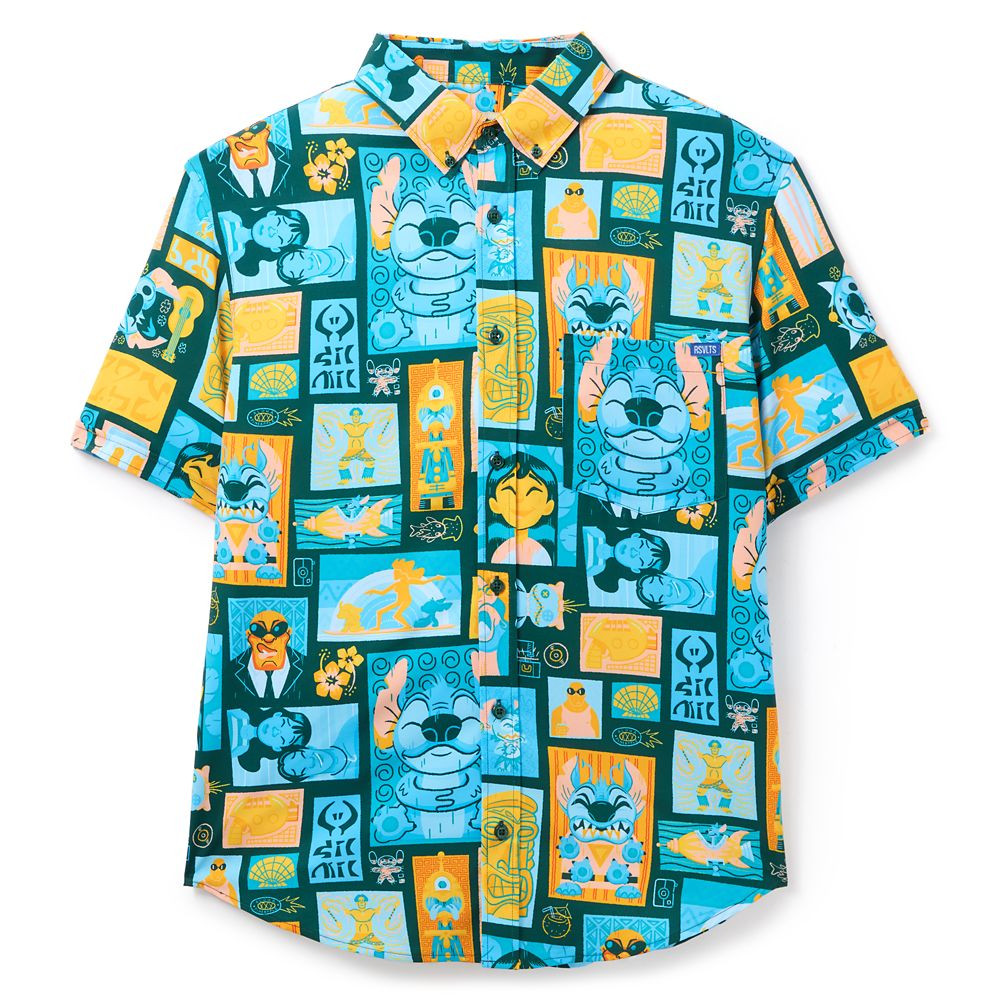 Lilo & Stitch ''Tiki'' Button Down Shirt for Men by RSVLTS | Disney Store