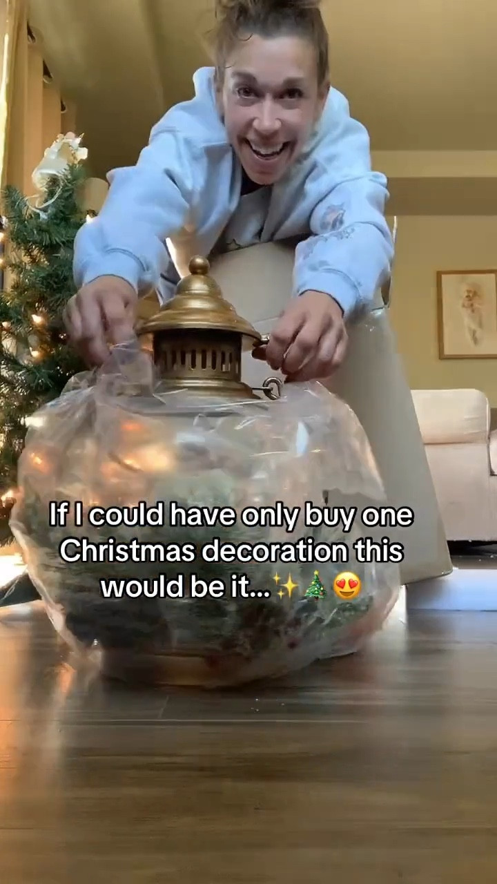 My favorite find this year from QVC 😍 look at how beautiful and big this hanging lantern is!

You can use it inside or outside!! #christmaslantern #hanginglantern #christmasdecor

#LTKHome #LTKHoliday #LTKSeasonal