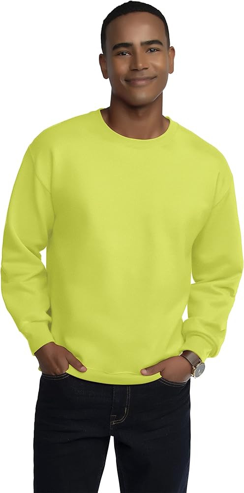 Fruit of the Loom Men's Eversoft Fleece Crewneck Sweatshirts, Moisture Wicking & Breathable, Size... | Amazon (US)