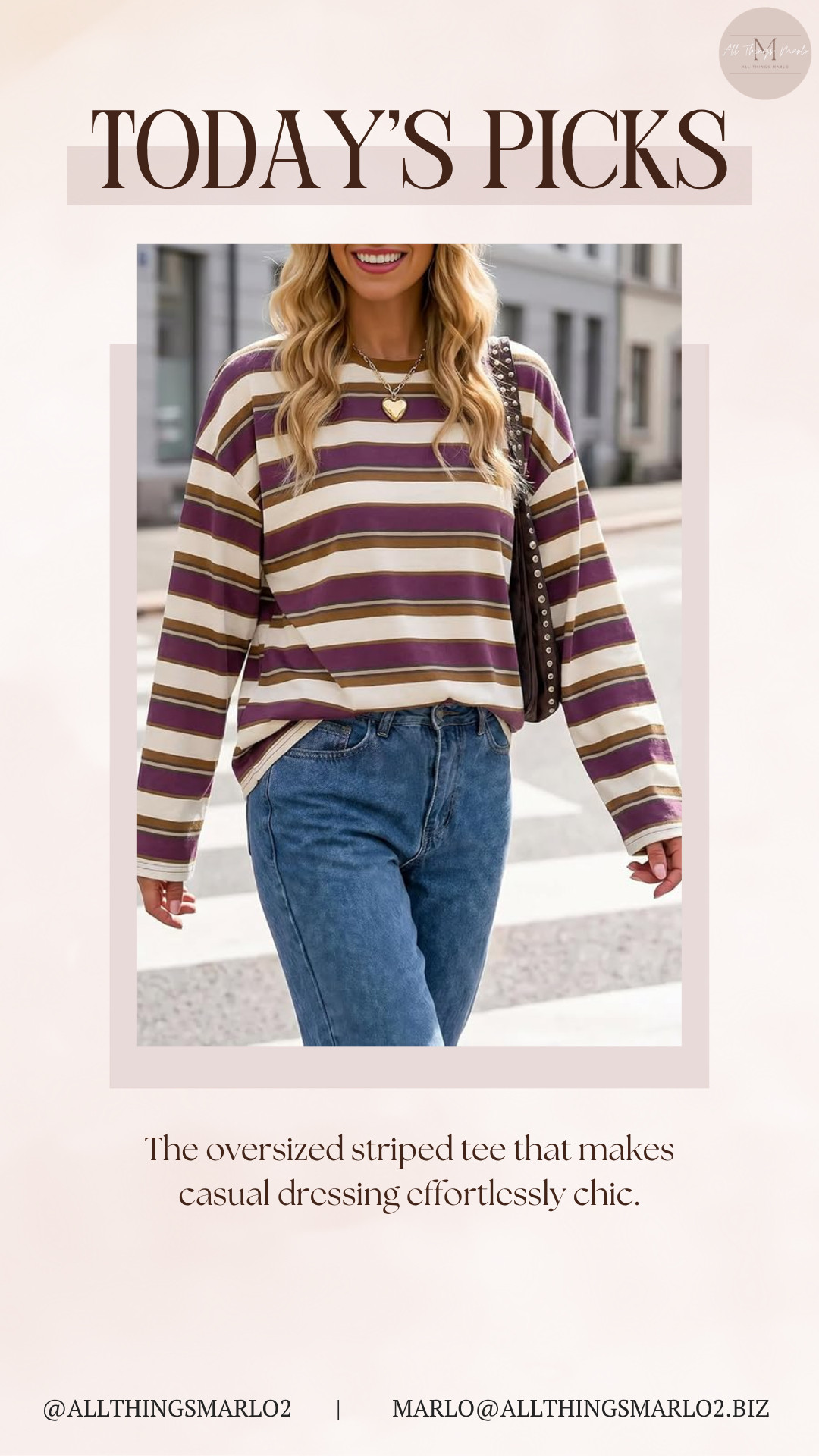 The oversized striped tee that makes casual dressing effortlessly chic. 

 #LTKSeasonal #LTKWorkwear #LTKTravel