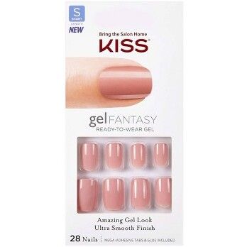 KISS Gel Fantasy Ready-To-Wear Fake Nails - Pink  - 28ct | Target
