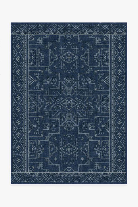 Leelu Navy Blue Rug | Ruggable