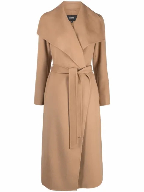 felted-wool belted coat | Farfetch (US)