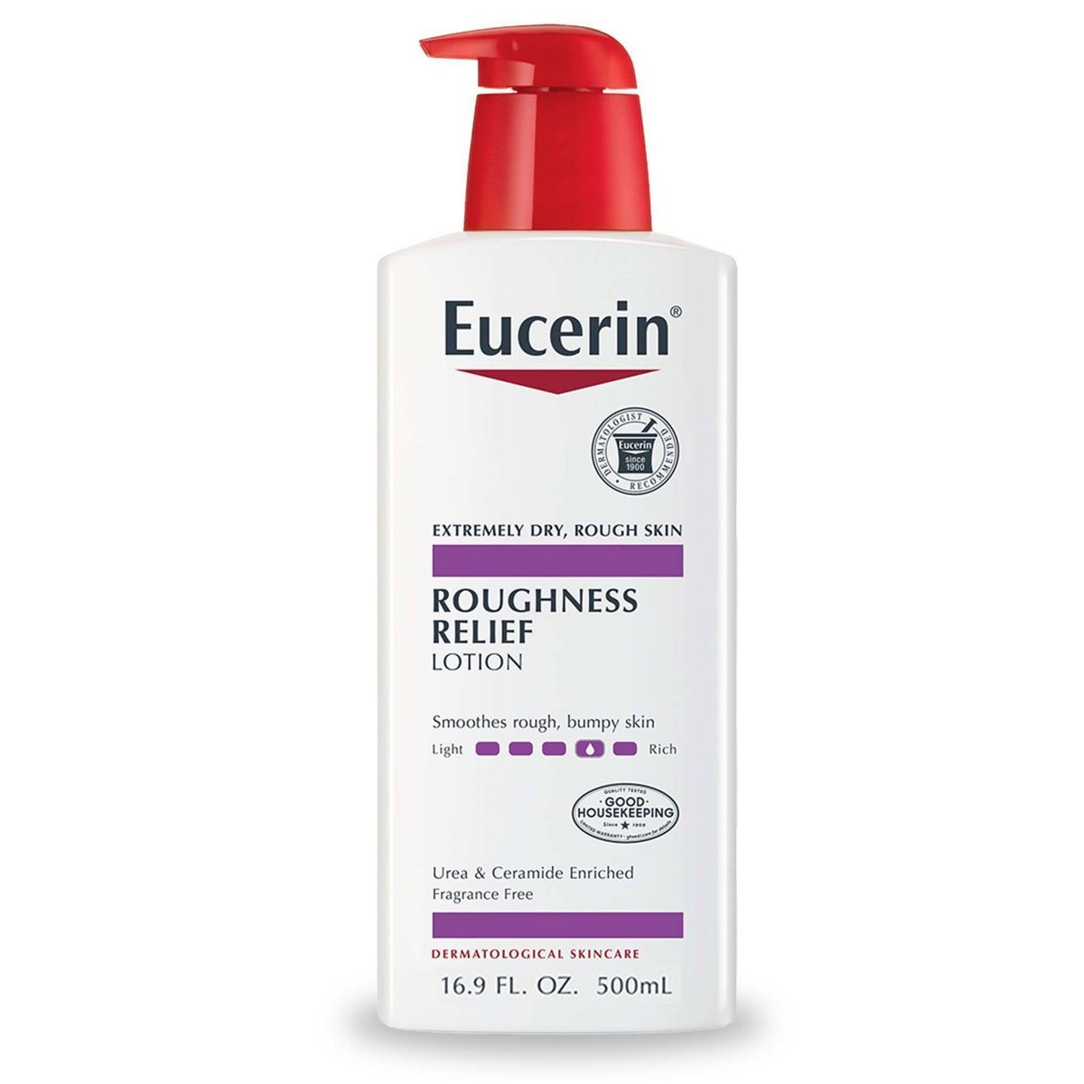 Eucerin Roughness Relief Lotion Unscented Body Lotion for Dry Skin - 16.9 fl oz | Target