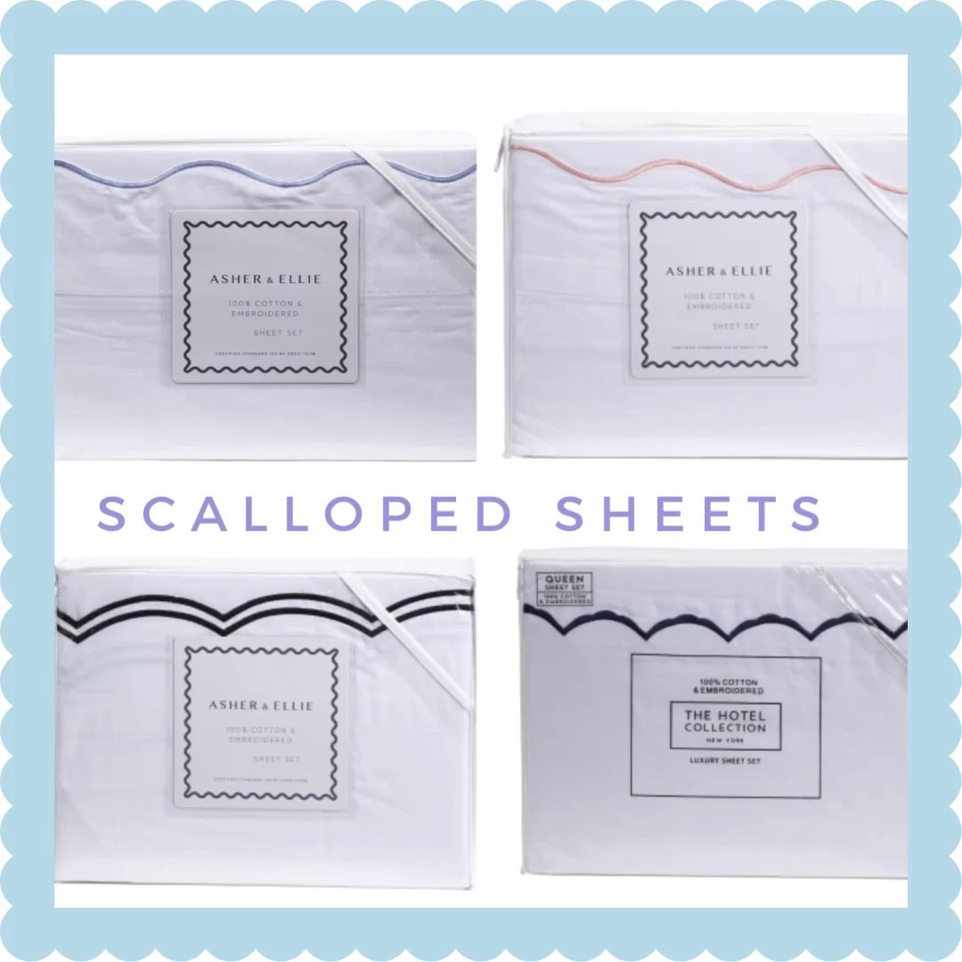 Scalloped sheets 