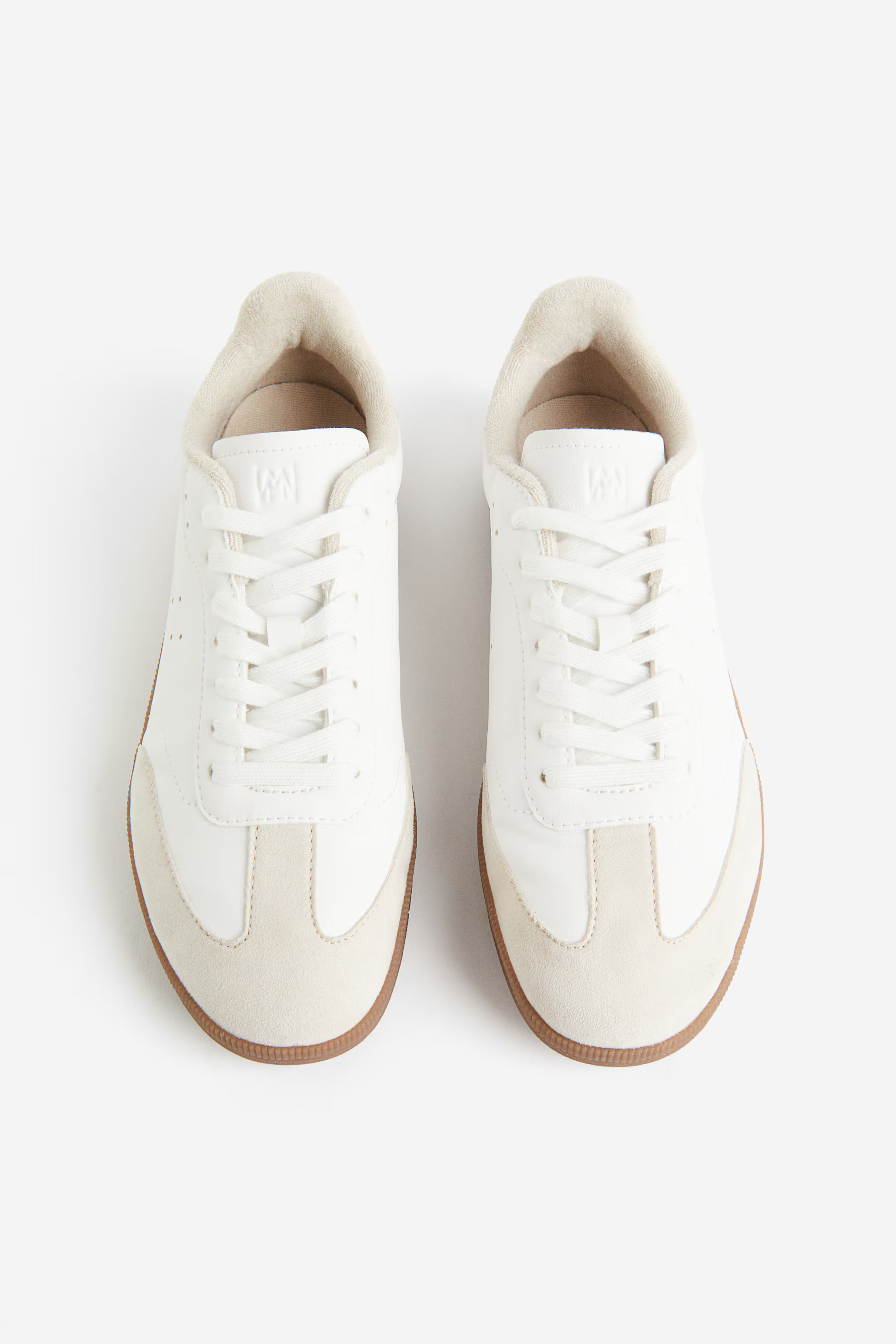 Sneakers - No heel - White/light beige - Ladies | H&M CA | H&M (US + CA)