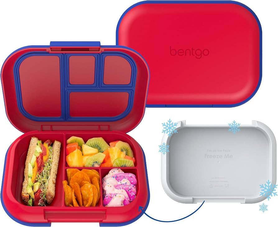 Bentgo Chill Kids 4-Compartment Bento Box Leakproof Lunch Box | Amazon (US)