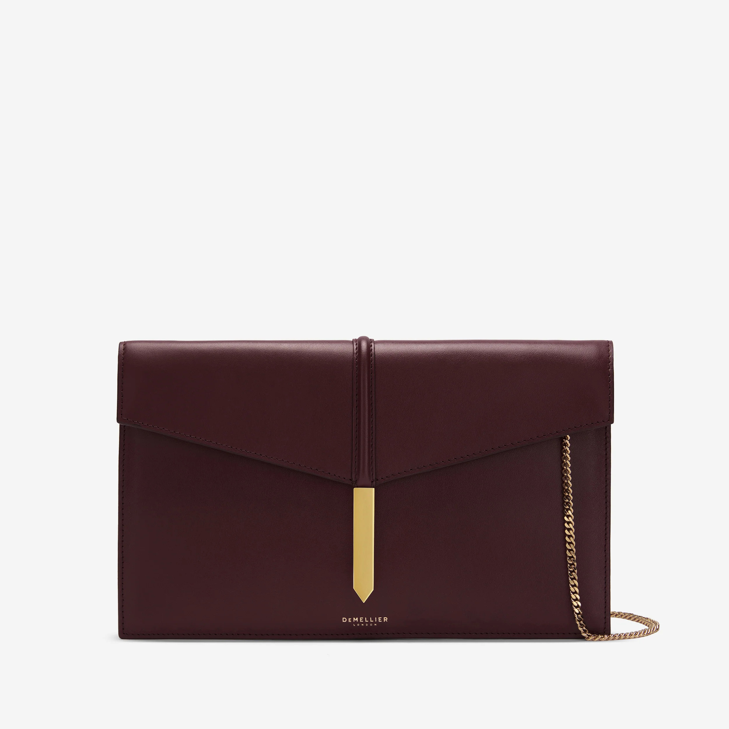 The Tokyo Clutch | Burgundy Smooth | DeMellier | DeMellier