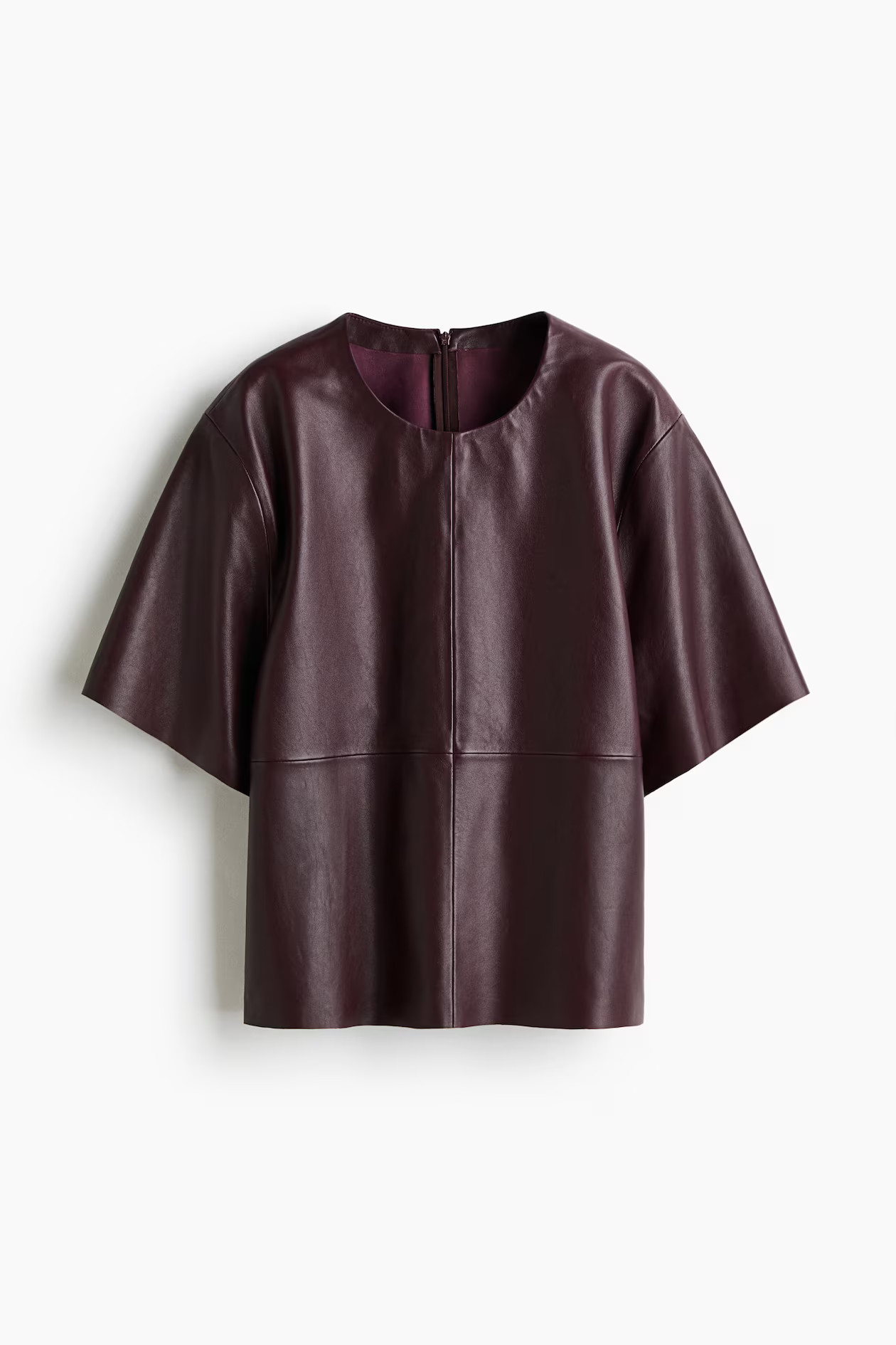 T-Shirt aus Leder | H&M (DE, AT, CH, NL, FI)