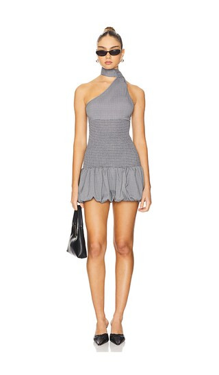 Un Tutu Mini Dress in Onyx Gingham | Revolve Clothing (Global)
