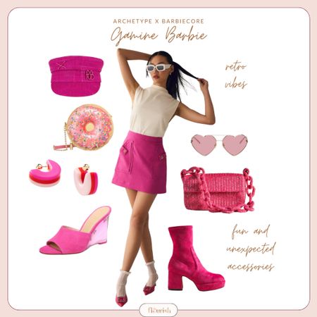 We are celebrating the amazing #barbie movie in a very special way! If Barbie were to come as each of the Flourish Style Archetypes, what would her outfit be? What types of accessories would she come with?! The Gamine Barbie turns back time with her #retro focused style choices. She is not one to shy away from bringing in iconic looks from decades gone by. Shop her #fits that reminisce on iconic barbie looks!

#LTKSeasonal #LTKstyletip #LTKFind