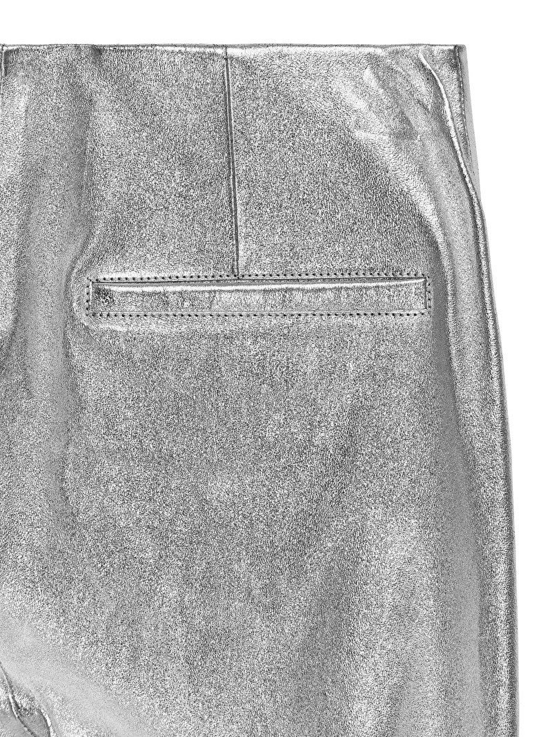 Cropped Stretch Leather Trousers | ARKET (US&UK)