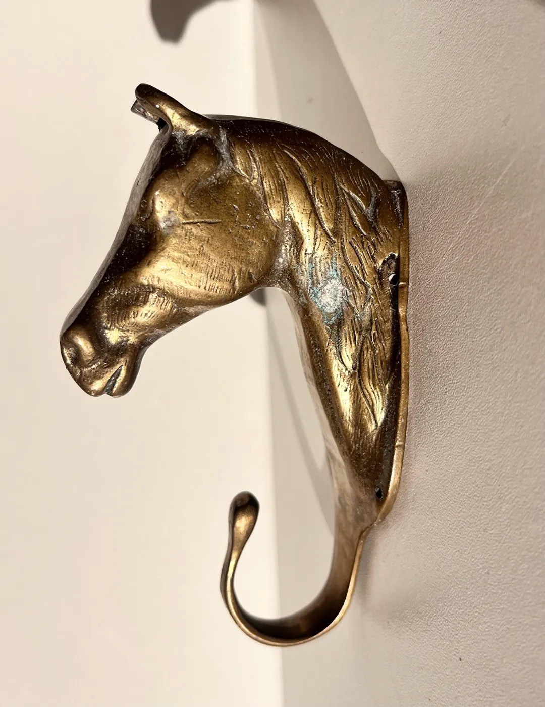 Antique Bronze Horse Head Coat Hook, Bronze Horse Head Coat Hook. French Horse Head Coat Hook, An... | Etsy (US)