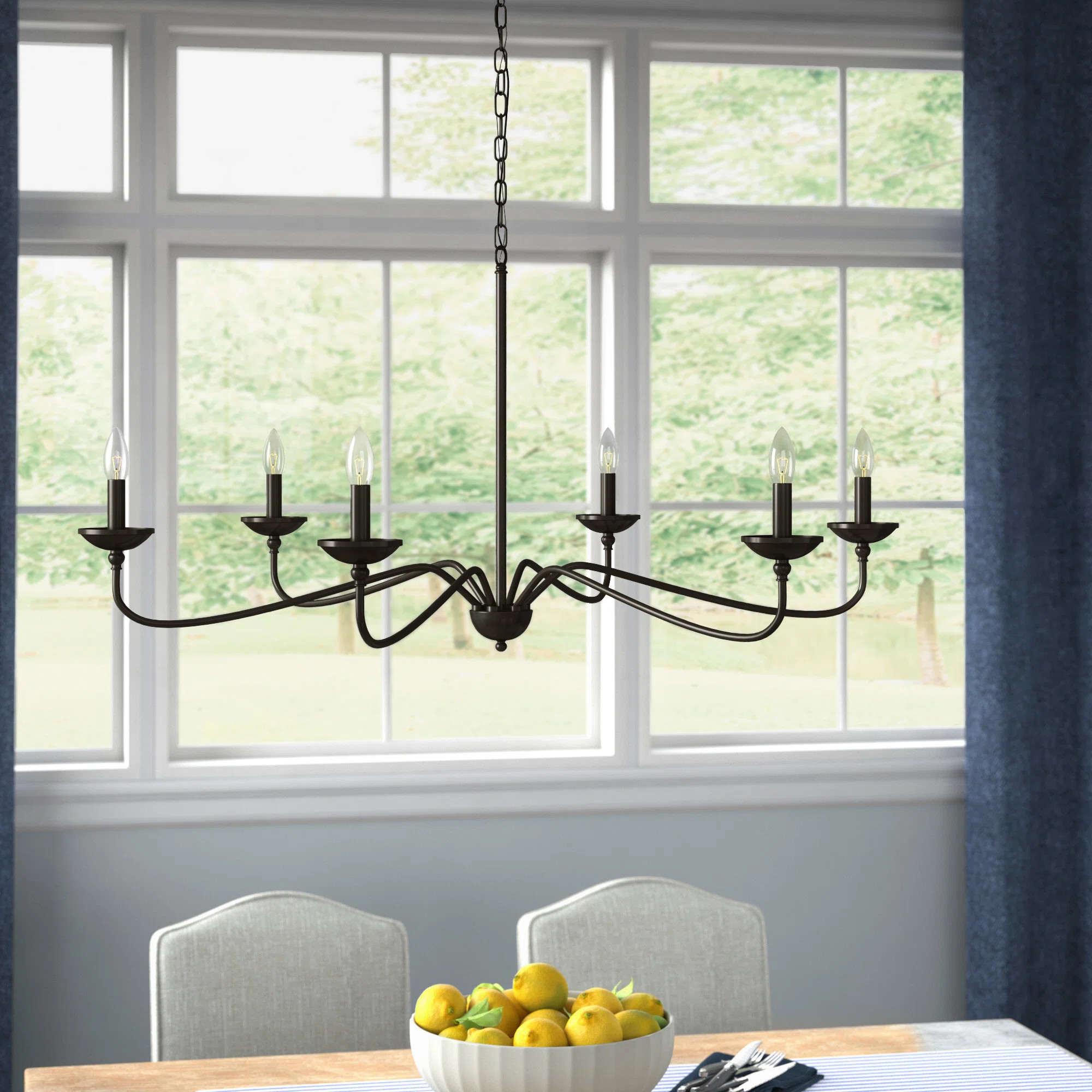 Ralls 6-Light Farmhouse Metal Chandelier | Wayfair North America