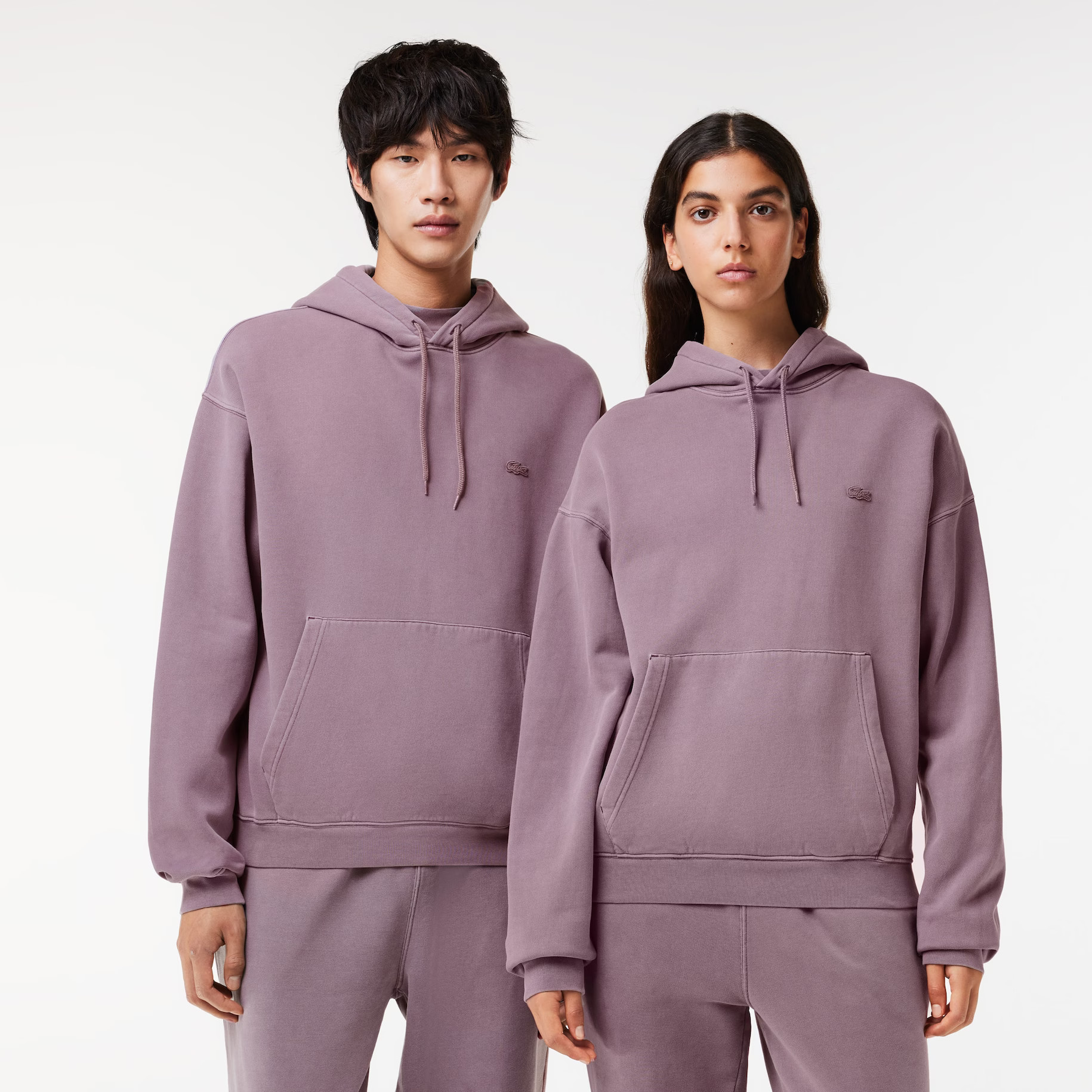 Loose Fit Cotton Fleece Jogger Hoodie | Lacoste (US)