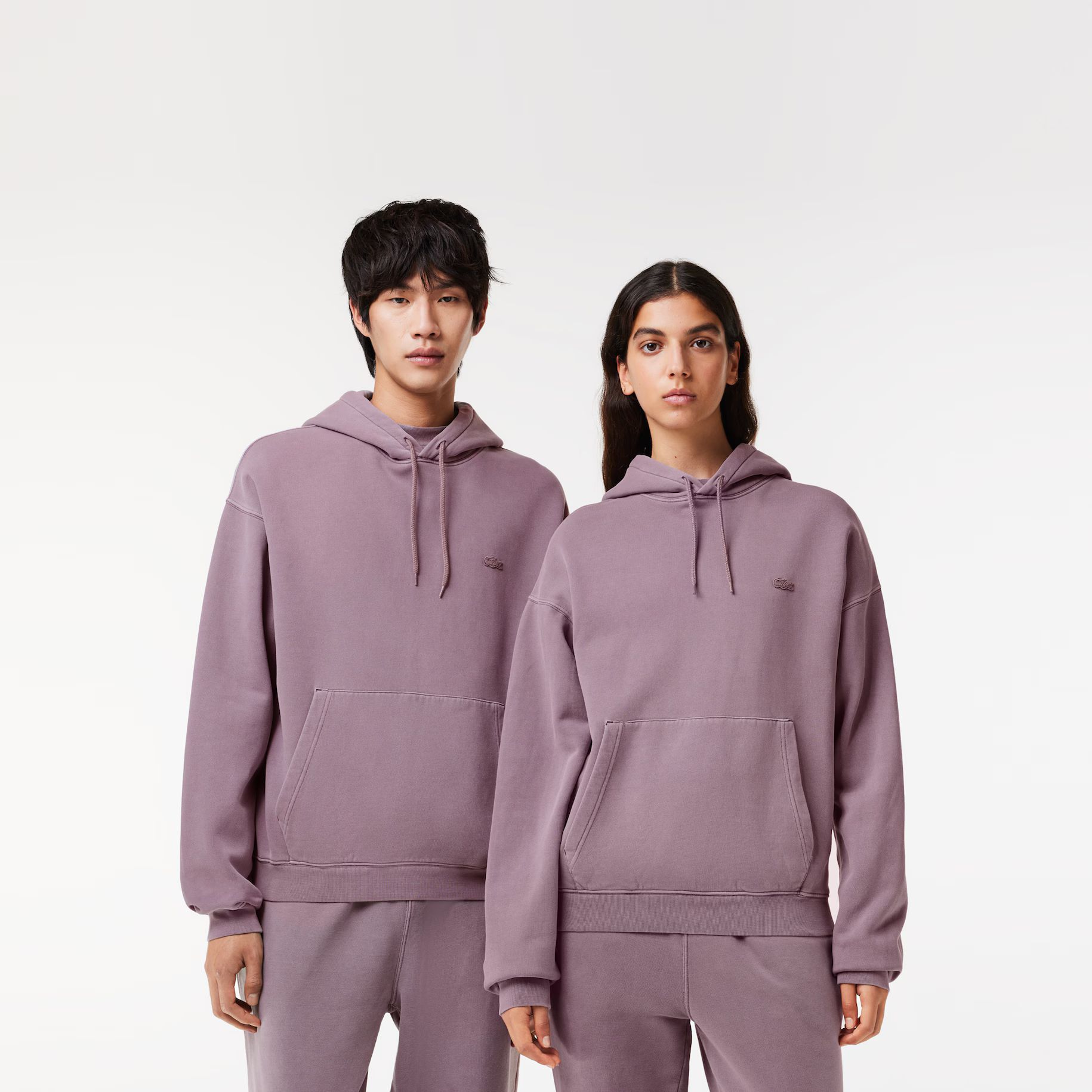 Loose Fit Cotton Fleece Jogger Hoodie | Lacoste (US)