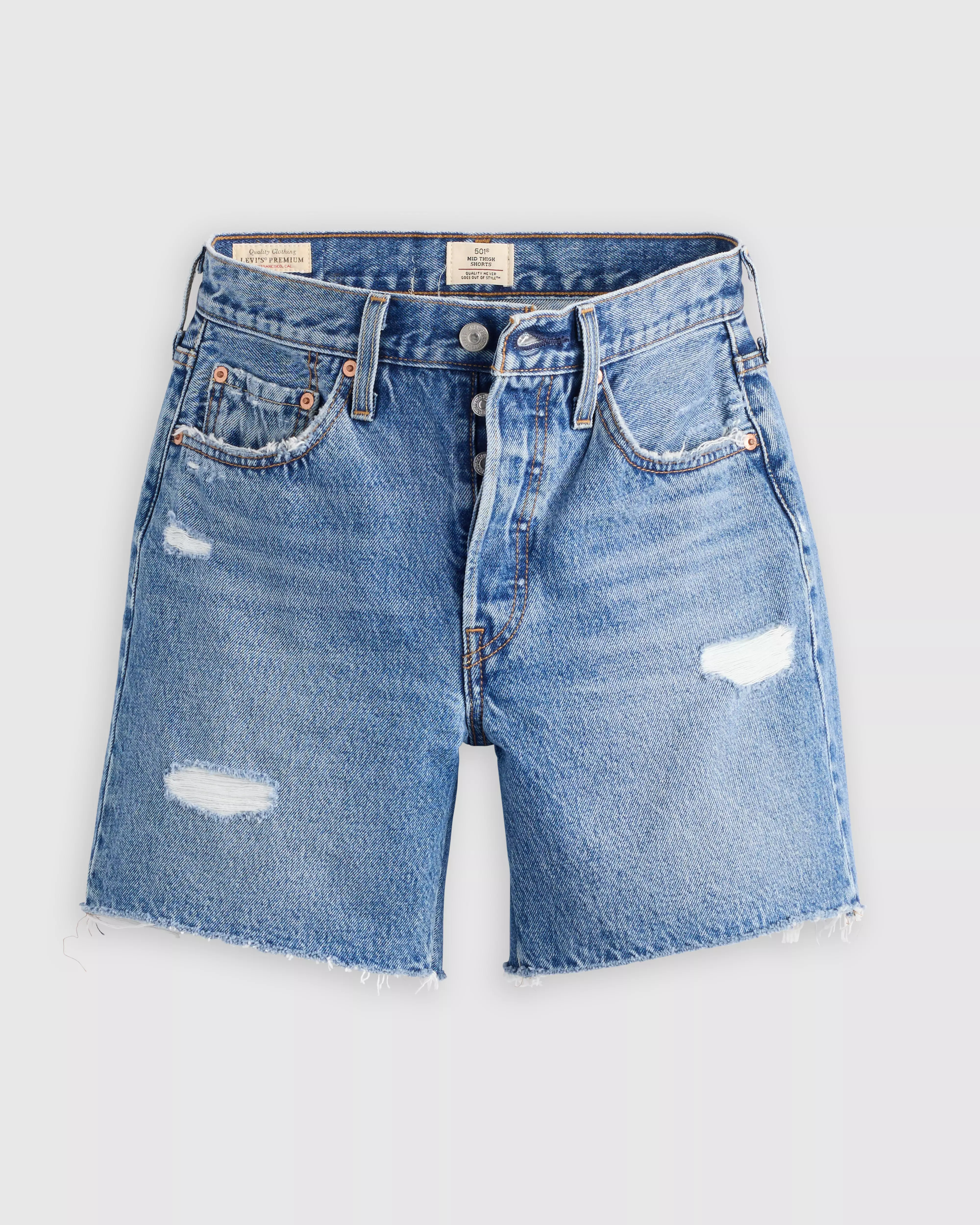 501\u00ae Mid Thigh Women's Shorts | Levi's US