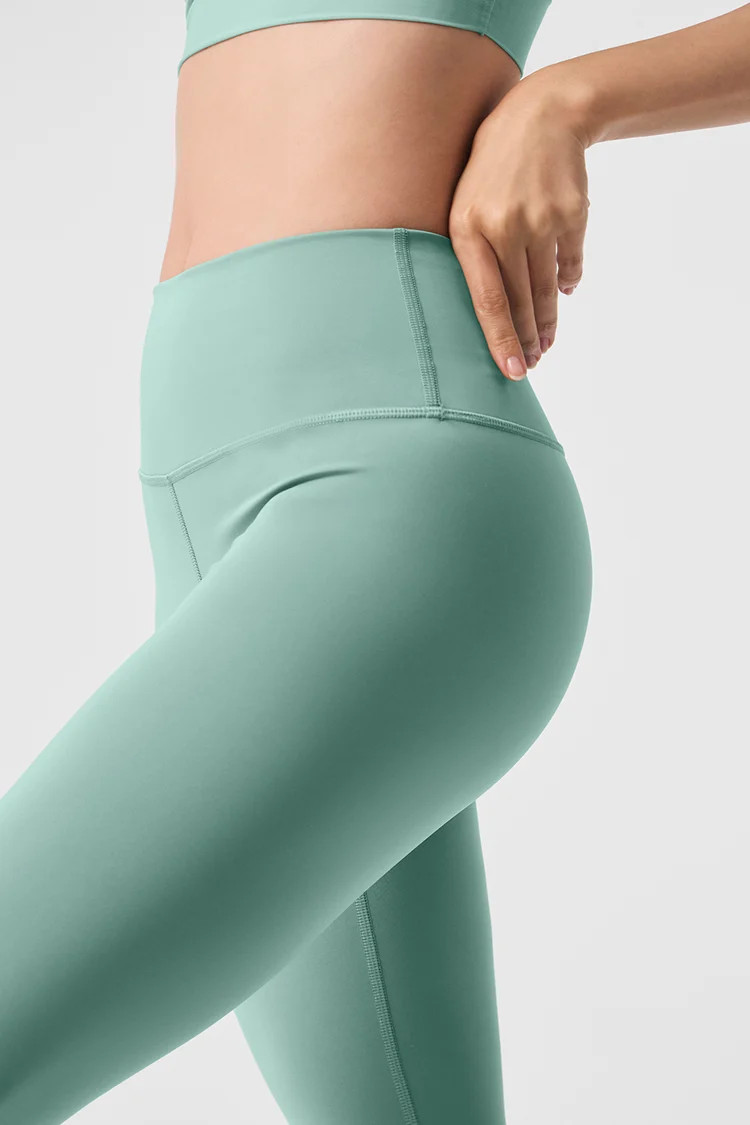 7/8 High-Waist Airlift Legging - Botanical Green | Alo Yoga