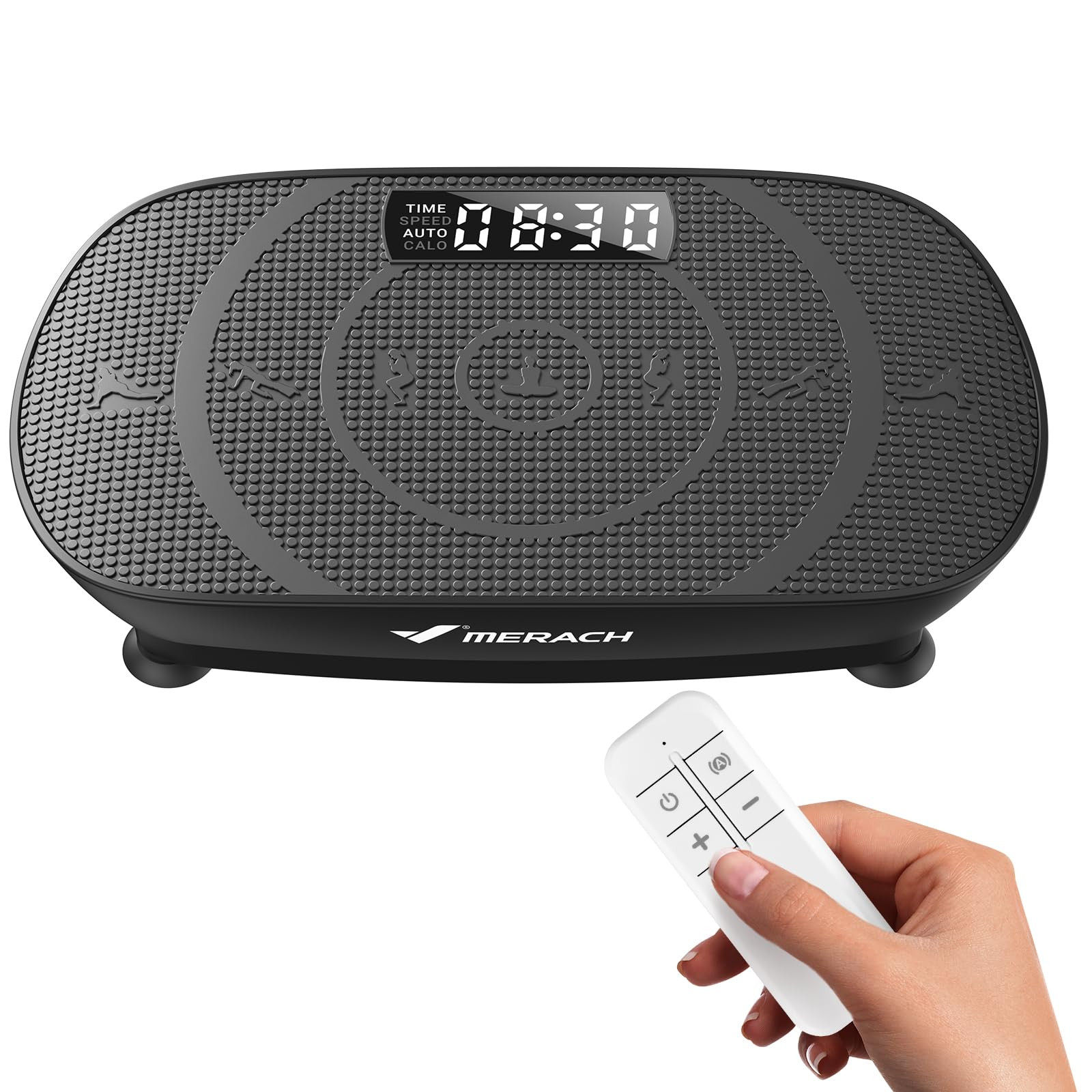 MERACH Vibration Plate Exercise Machine, Curved Vibration Plate for Lymphatic Drainage Weight Los... | Amazon (US)