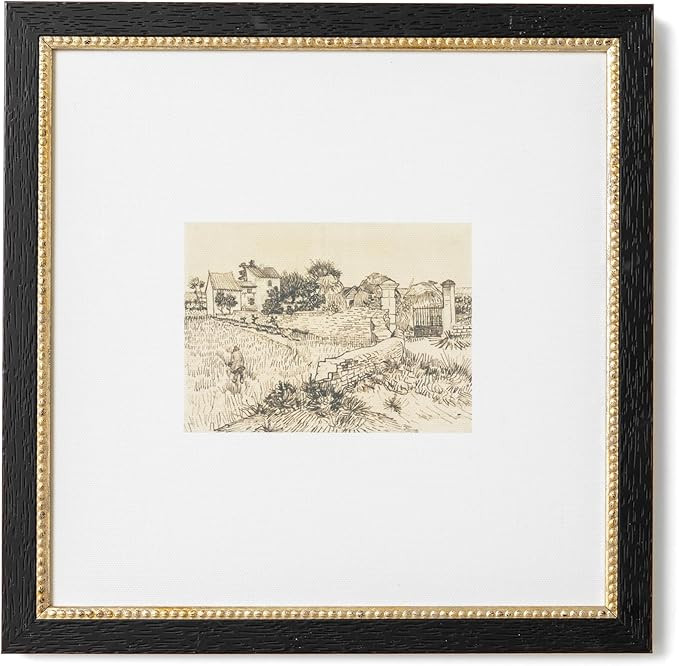 Petal Lane Antique Wall Decor - Framed Antique Decor - Make Your Own Gallery Wall Frame Set - Dar... | Amazon (US)