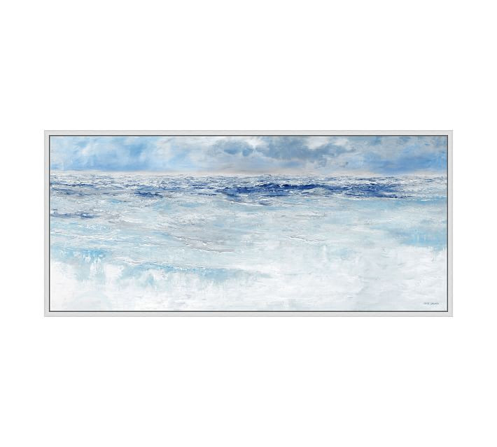 East Beach Framed Canvas | Pottery Barn (US)