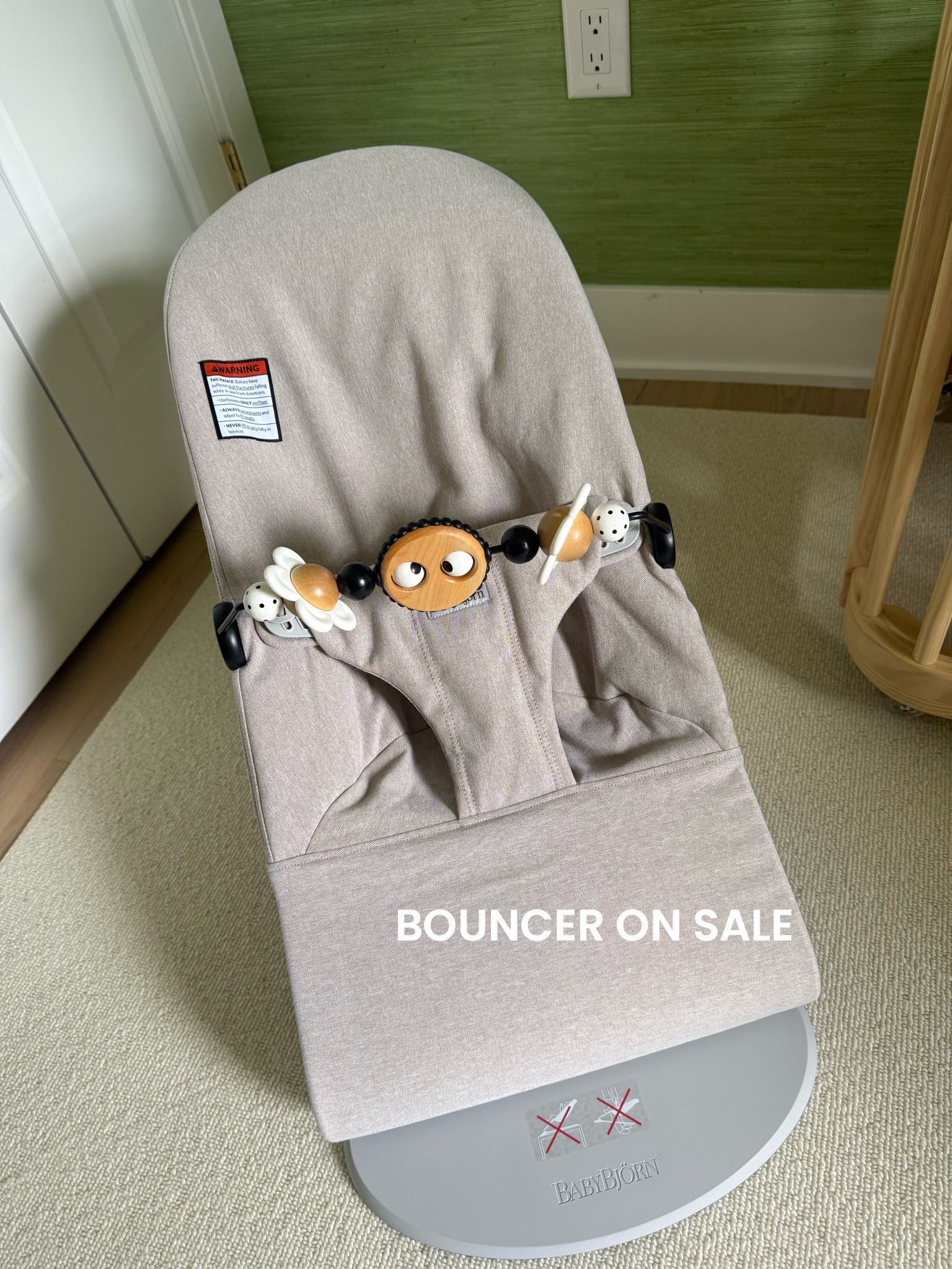 [10/6/26] babybjorn bouncer on sale at @Target for $174.99 in beige!