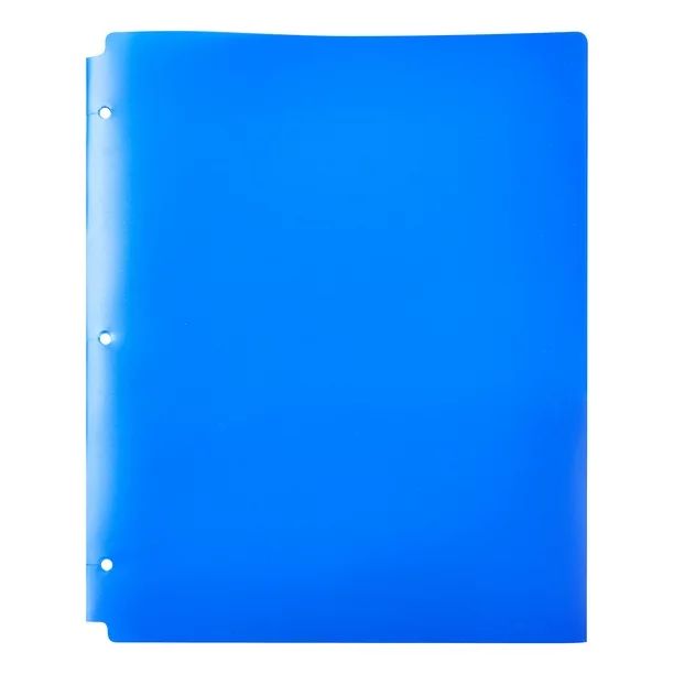Pen+Gear 2-Pocket Poly Folder, Blue, 9.4" X 11.4" - Walmart.com | Walmart (US)