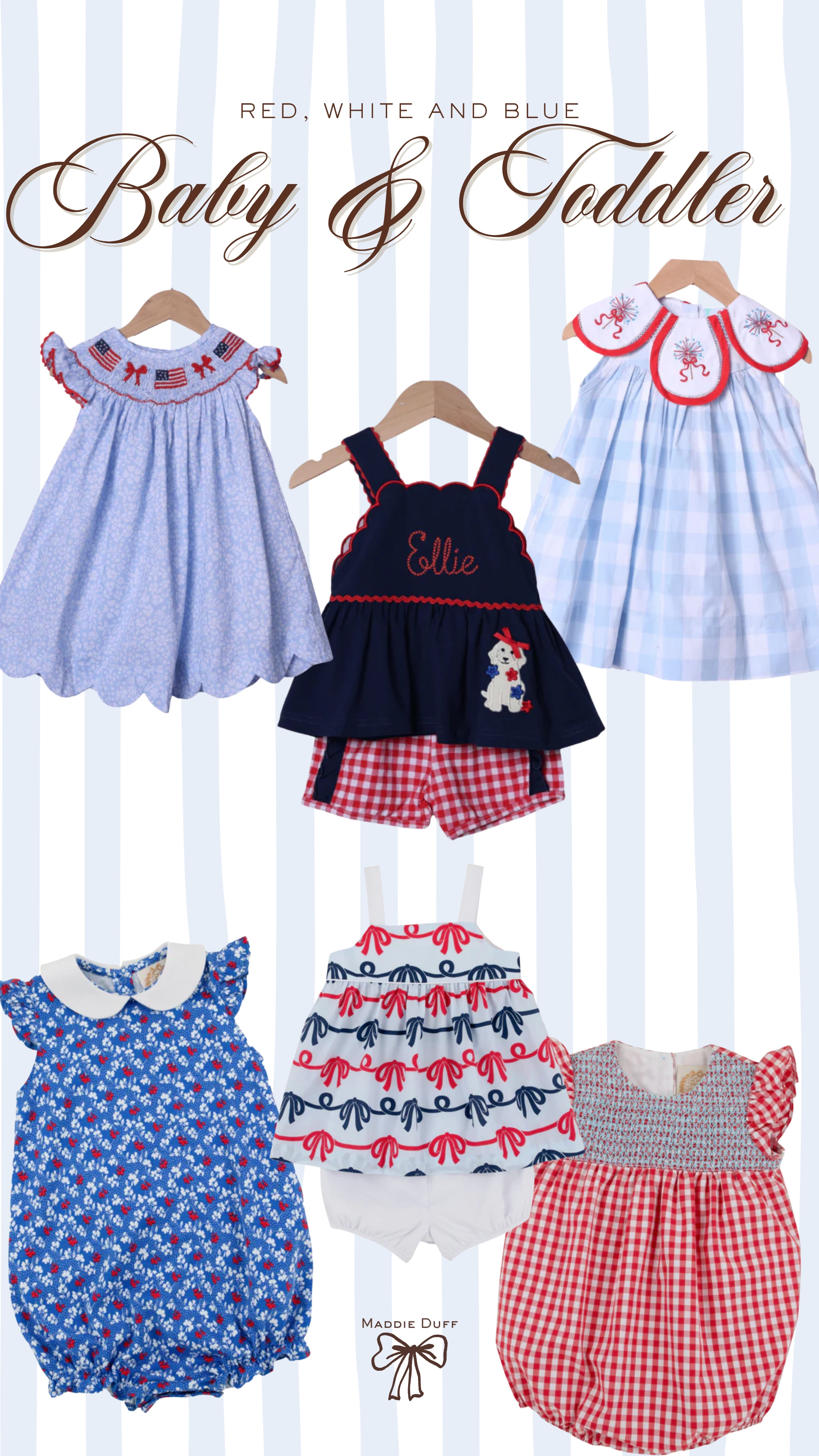 Red, white and blue baby and toddler outfits!

memorial day outfits, kids red white and blue outfits, 4th of july outfits for kids 

 #LTKKids