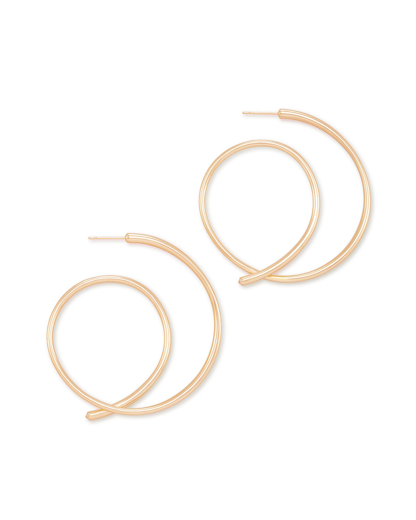 Myles Hoop Earrings in Rose Gold | Kendra Scott