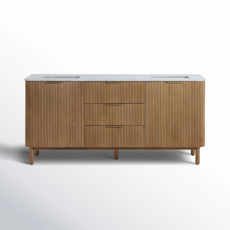 Nova 72" Marble Top Double Sink Vanity | Joss & Main