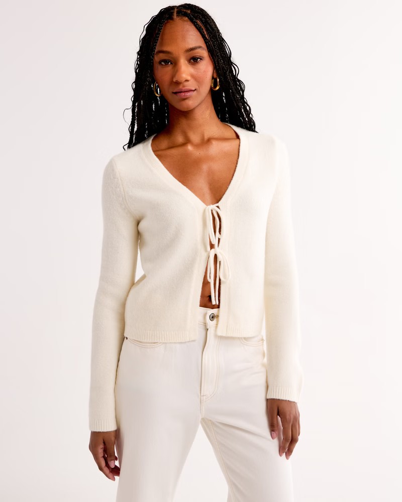 Tie-Front Cardigan | Abercrombie & Fitch (US)