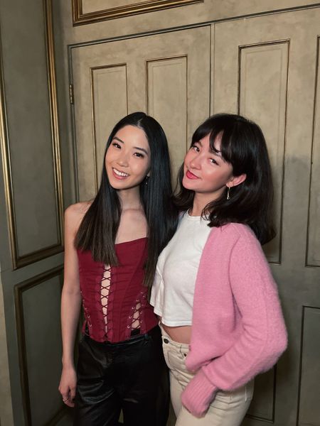 My outfit (I’m the one on the left)! These leather pants are so comfy and this corset top is so flattering!!

#corset #party #springoutfit #partyoutfit #collegee

#LTKparties #LTKstyletip #LTKtravel