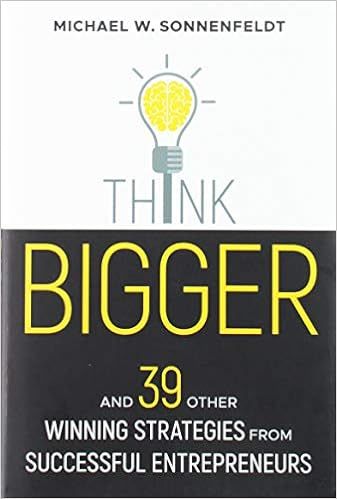 Think Bigger: And 39 Other Winning Strategies from Successful Entrepreneurs (Bloomberg) | Amazon (US)