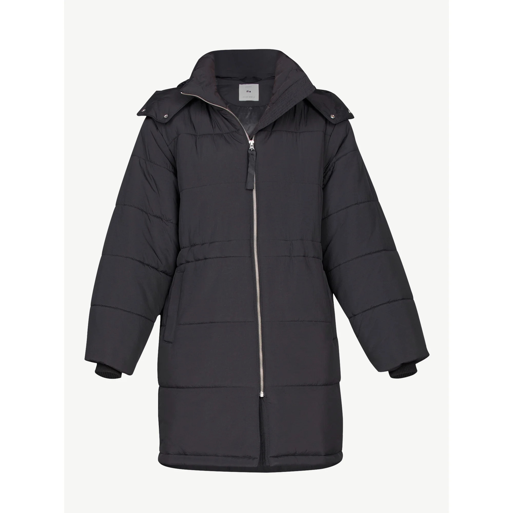 Free Assembly Women's Long Puffer Coat | Walmart (US)