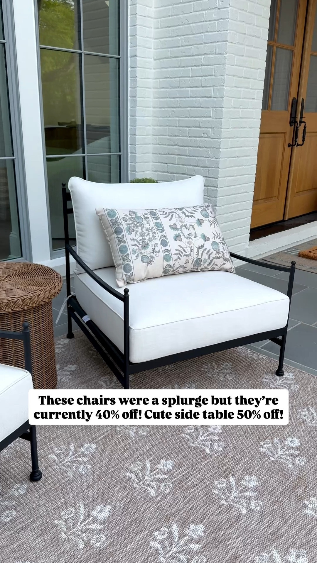 Patio furniture on major sale now!! Outside side table and lounge chairs!

#LTKHome #LTKSaleAlert
