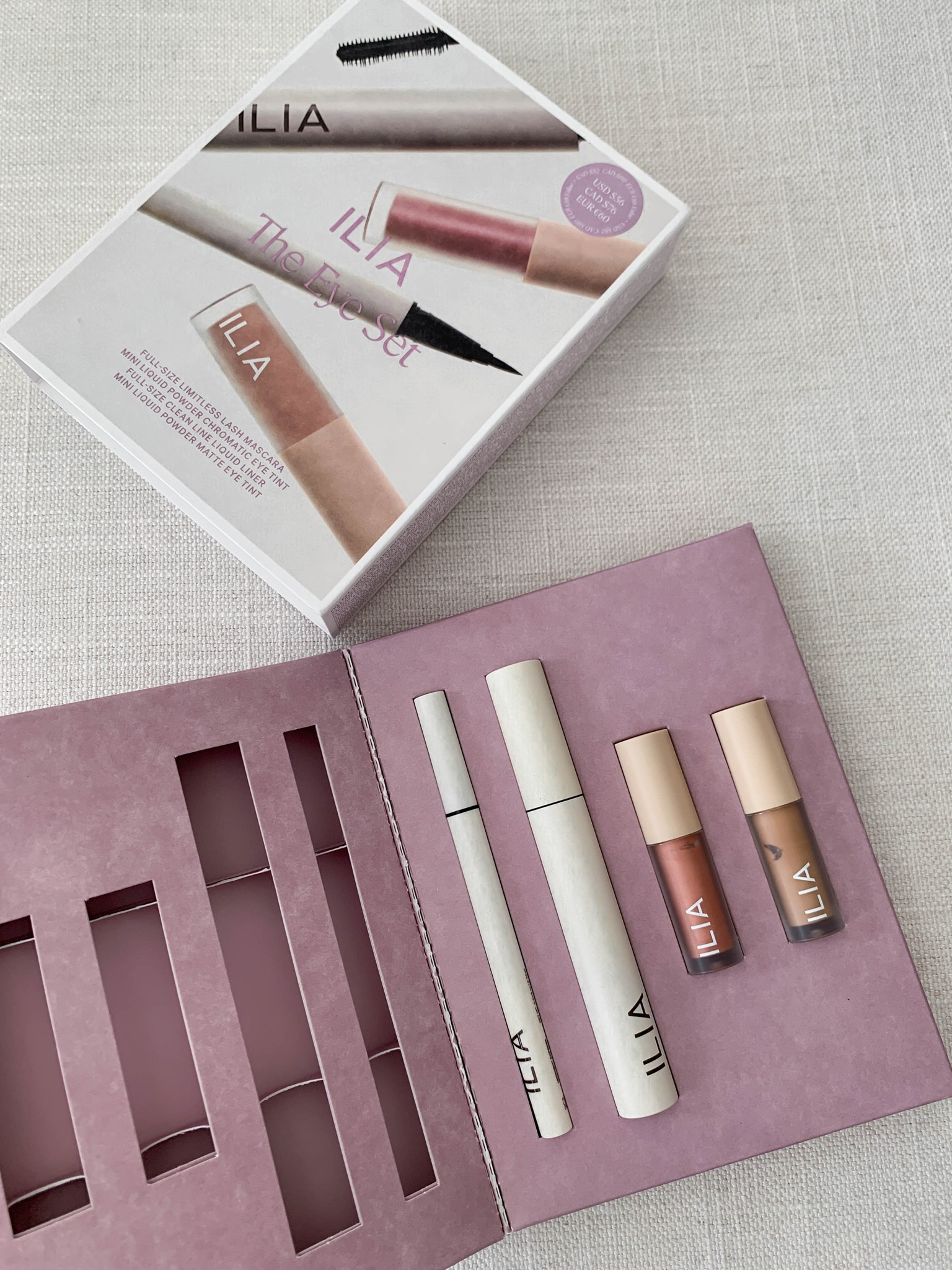 Ilia eye set. Great gift idea. Clean beauty. Favorite mascara and liquid liner  