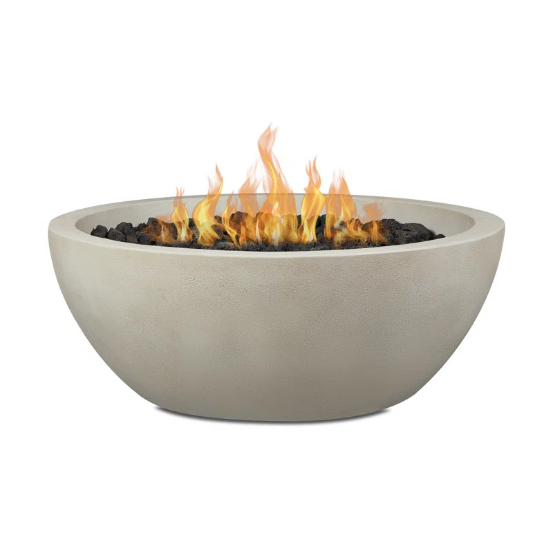 14'' H x 38'' W Concrete Outdoor Fire Pit | Wayfair North America