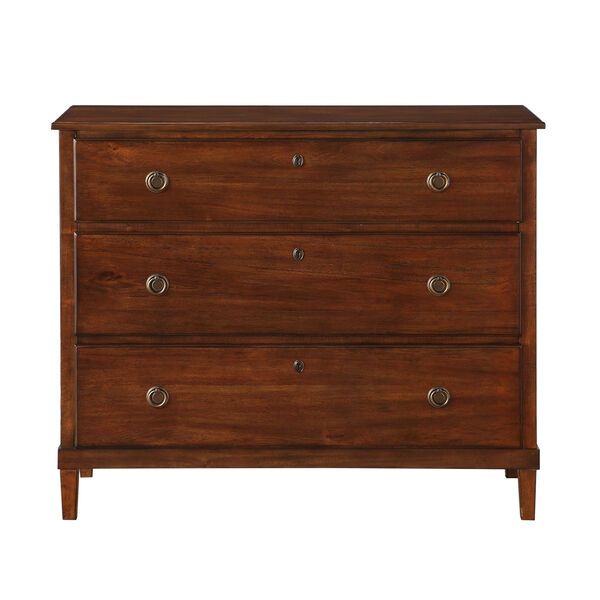 Cambridge Brown Three-Drawer Dresser | Bellacor
