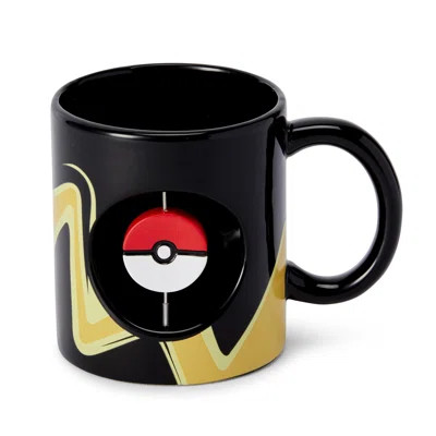 Pokemon Pikachu & Pokeball Spinner Ceramic Mug - 16.9-Ounces Black | Wayfair North America