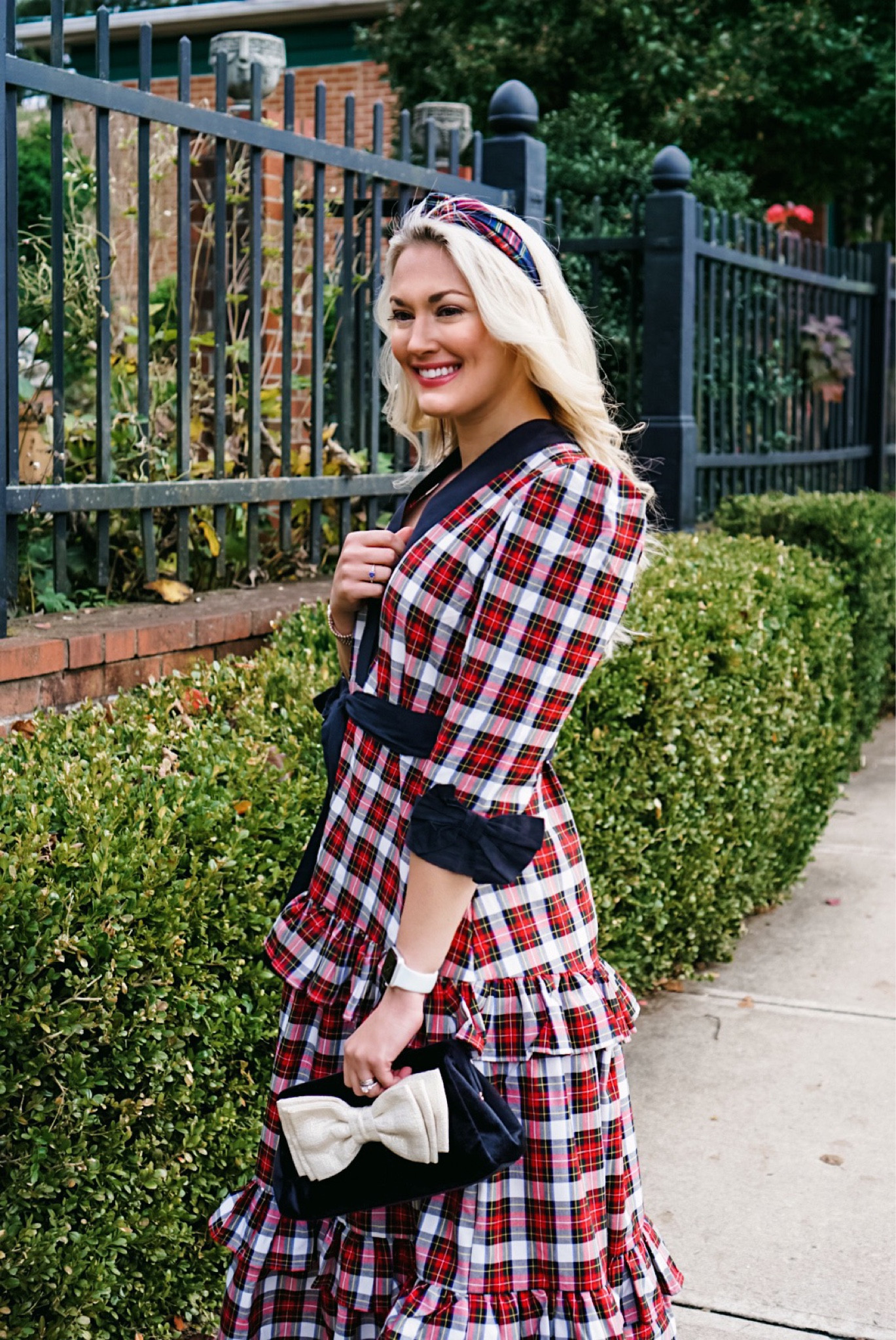 Tartan plaid maxi dress from Victoria Dunn Design. So perfect for the holidays 

#LTKSeasonal #LTKstyletip #LTKHoliday