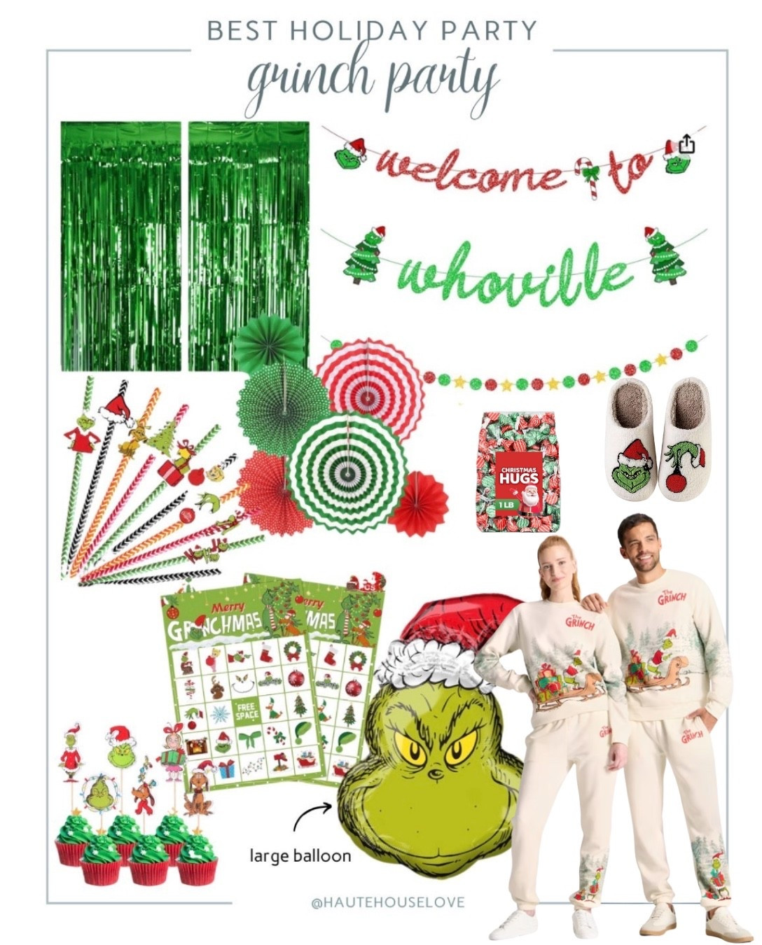 Grinch Party Must Haves 

#LTKSeasonal #LTKHoliday