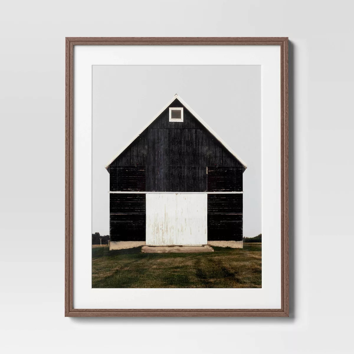 24" x 30" Barn Framed Poster Black - Threshold™: Countryside Elegance, Vintage Artistry | Target