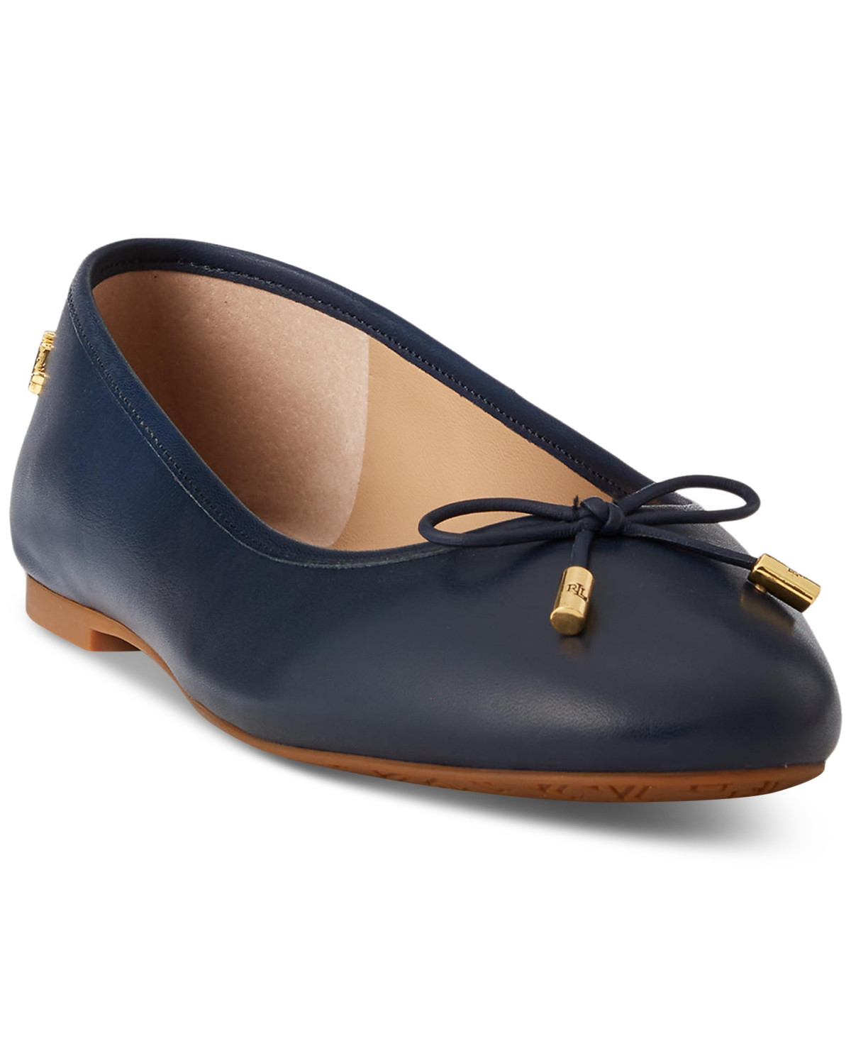 Lauren Ralph Lauren Women's Jayna Slip-On Flats - Refined Navy | Macy's