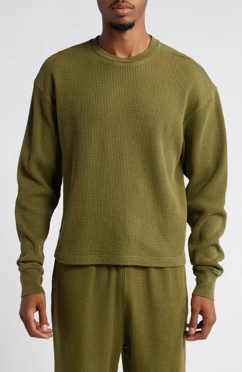 Elwood Thermal Long Sleeve T-Shirt in Vintage Olive at Nordstrom, Size X-Small | Nordstrom