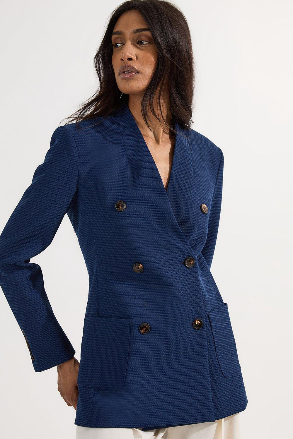 Tailored Textured Set | Karen Millen | Karen Millen US