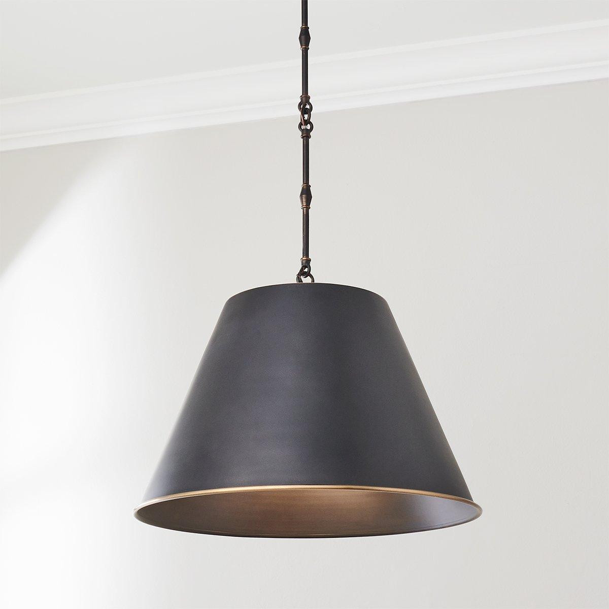 Modern Metal Shade Pendant - Large | Shades of Light