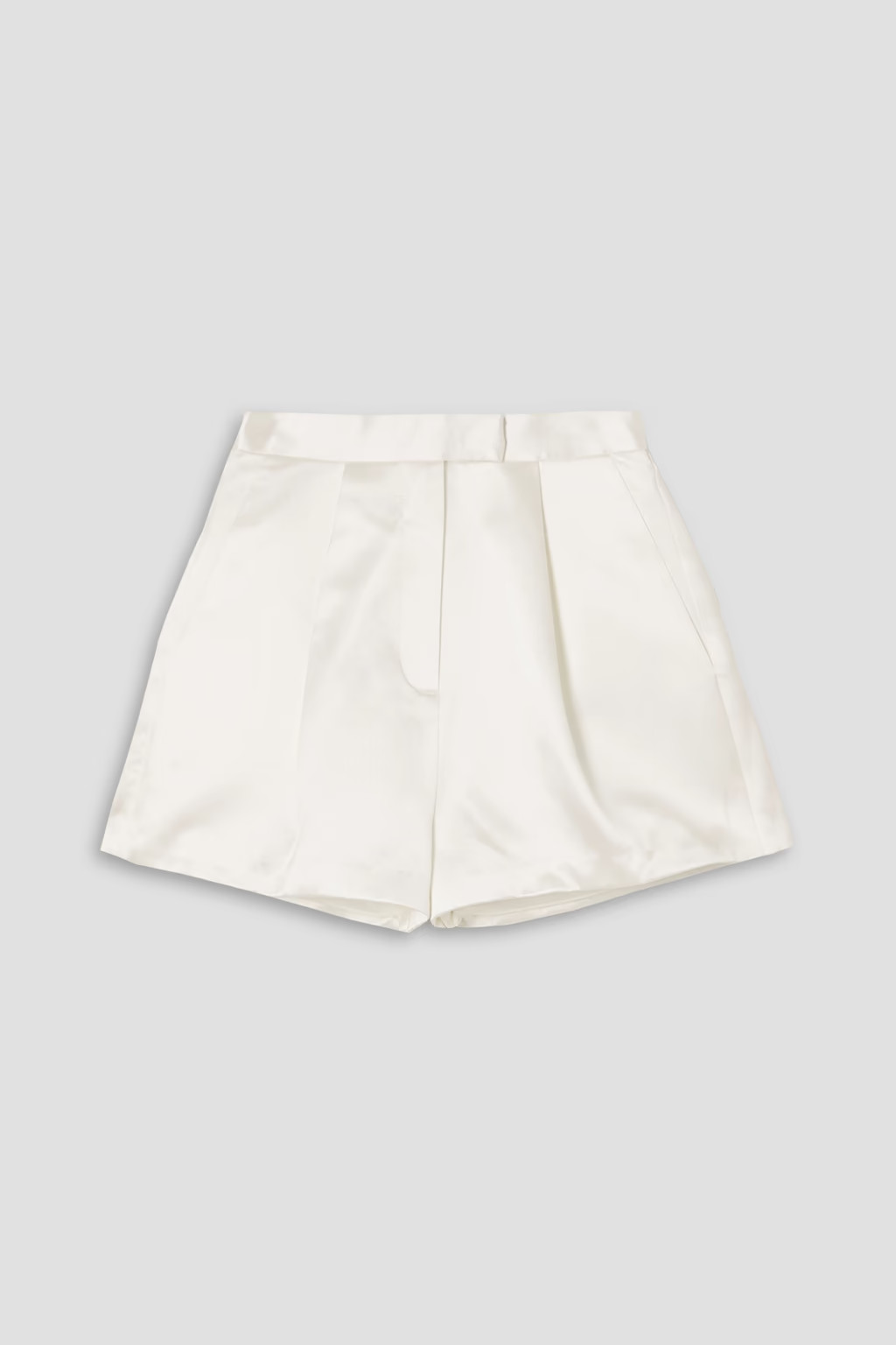 Caden cotton and silk-blend duchesse-satin shorts | The Outnet (US and CA)