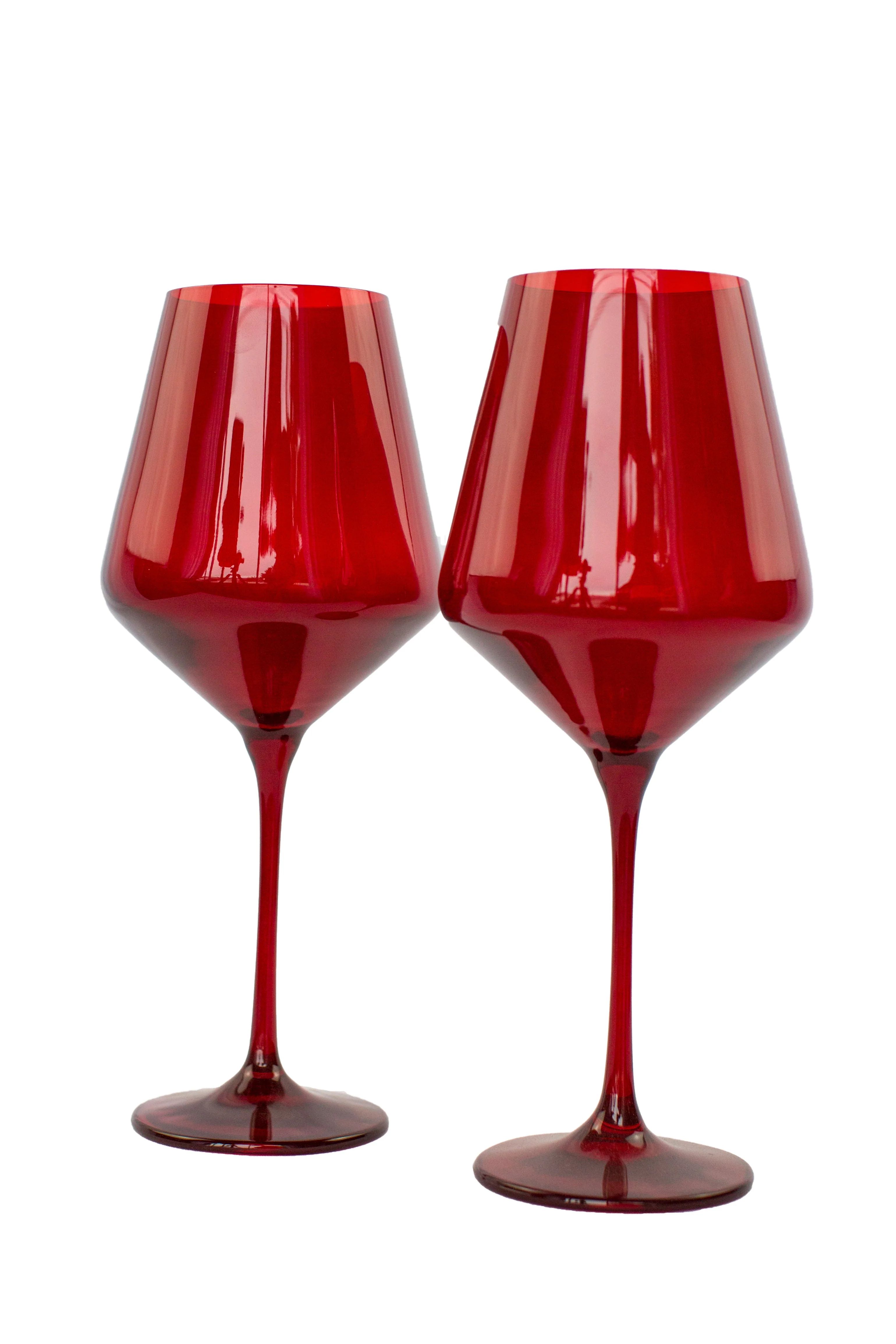 Stemware Wine Glasses - Set of 2 | Ashley Stark Home