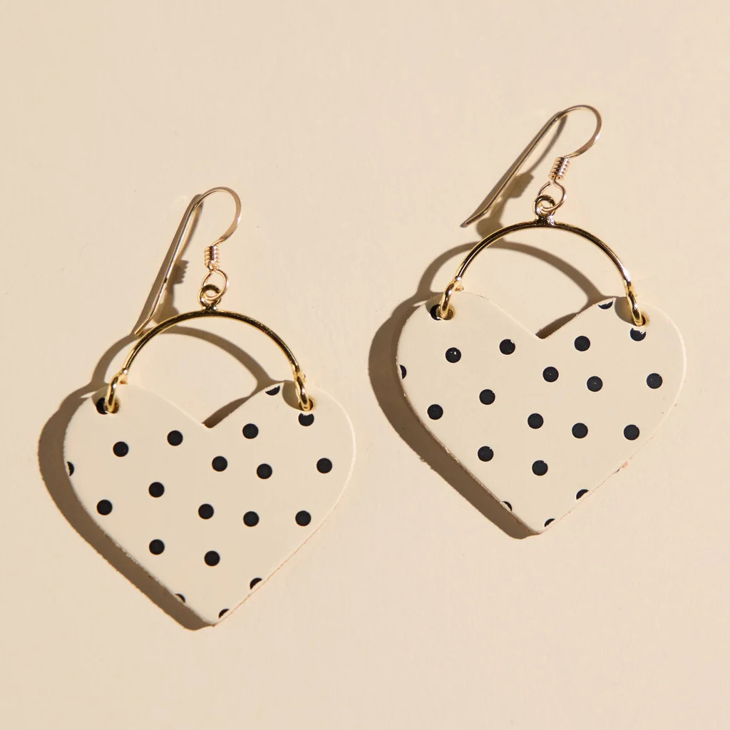 Ecru Polka Dot Lover | Nickel and Suede