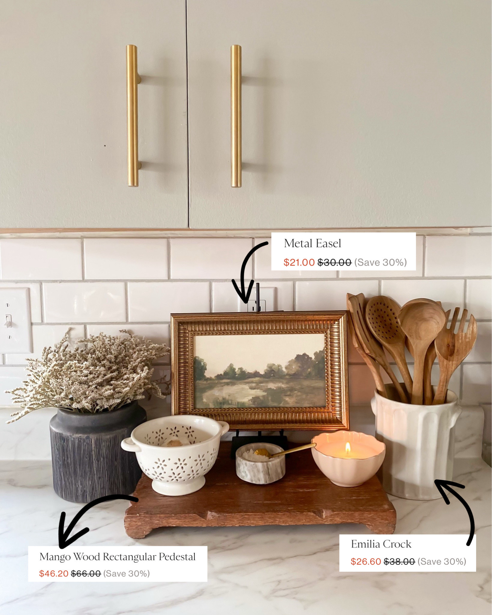 Kitchen countertop styling ideas ✨ McGee & Co Sale, Memorial Day Sale, kitchen essentials, wooden tray, utensil holder, viral vase, Walmart, target, gray kitchen

#LTKSeasonal #LTKHome #LTKSaleAlert